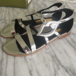 Rupert Sanderson Pukatea Lips Sandals